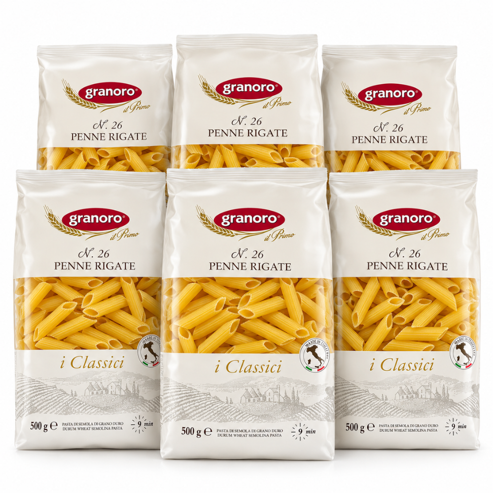 Penne Rigate Granoro, caja de 6