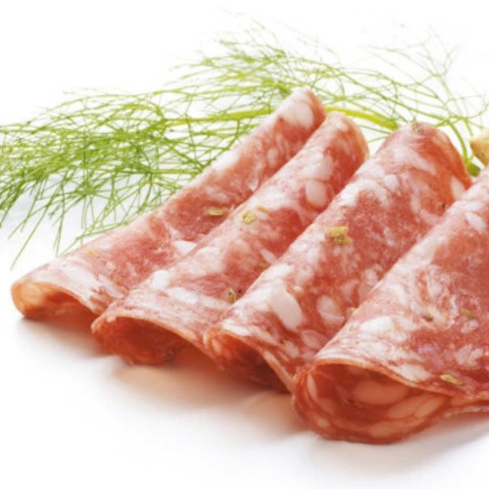 Salame Finocchio en fetas con hinojo