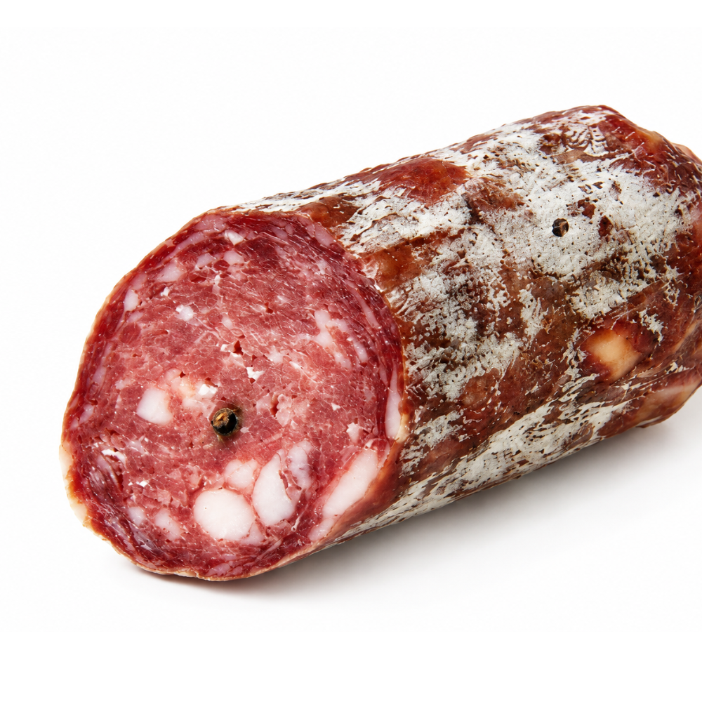 Salame entero, corteza curada