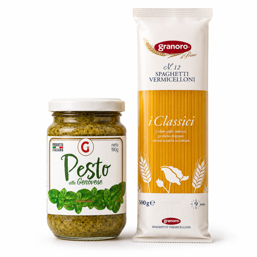 Pack Pesto: spaghetti y pesto